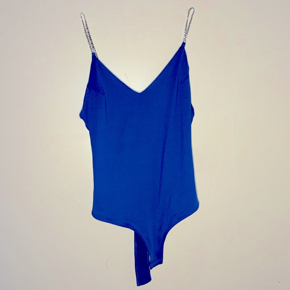 sparkle-strap body suit